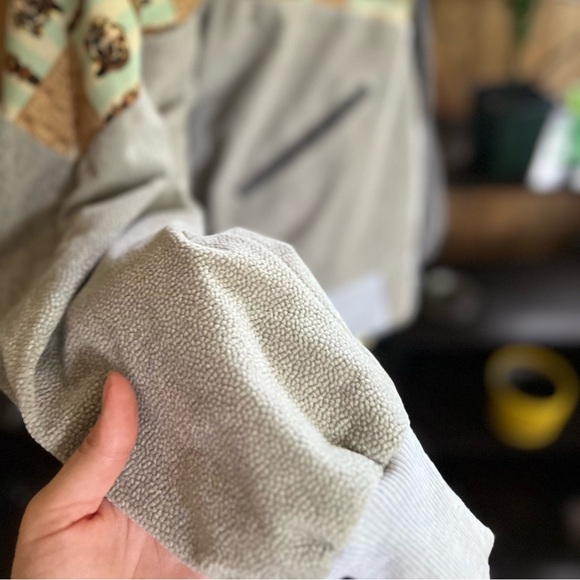 velour tired print jacket bomber unisex unique print - Picture 4 of 8